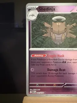 SHEDINJA - 61/132 Mega Evolution NM - Reverse Holo Uncommon - Pokemon TCG Card - Image 2