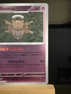 SHEDINJA - 61/132 Mega Evolution NM - Reverse Holo Uncommon - Pokemon TCG Card - Image 3