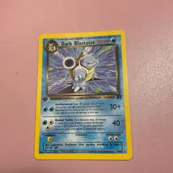 Pokemon Dark Blastoise 1st Edition Non-Holo Card 20/82 - Image 1