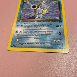 Pokemon Dark Blastoise 1st Edition Non-Holo Card 20/82 - Image 2