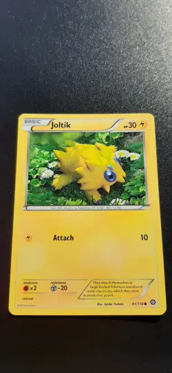 Joltik 41/114 Steam Siege Common Regular Pokemon Card TCG Trading Card Game - Image 1