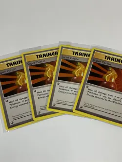 4 Card Lot Super Potion Trainer Card Pokemon 2016 XY Evolutions - Image 1