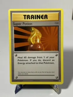 4 Card Lot Super Potion Trainer Card Pokemon 2016 XY Evolutions - Image 4