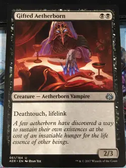 Gifted Aetherborn - Aether Revolt (AER) MTG: Near Mint, English - Image 1