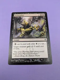 MTG Magic: New Phyrexia: Dismember #57/175 Uncommon - NM - Image 1