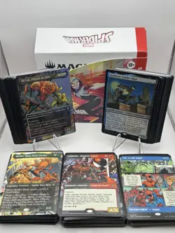 Spider-Man MTG Bulk Lot Cards! NM/M From Collector Booster box FOILS & Non-foils - Image 1