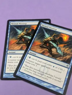 MTG Magic: New Phyrexia: Mental Misstep #38/175 Uncommon - NM - Image 3