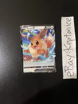 Pokemon TCG Eevee V 108/159 Crown Zenith SWSH Ultra Rare Full Art English - Image 1