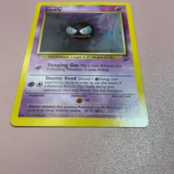 Gastly 75/130 Pokemon TCG 2000 Original Base Set 2 Common Regular Unlimited NM - Image 1