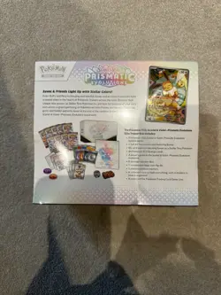 2x Pokemon TCG Prismatic Evolutions Elite Trainer Boxes - Corner Seal Tear - Image 3