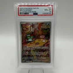 POKEMON PARADOX RIFT BRUTE BONNET 207/182 PSA 10 ILLUSTRATION RARE GEM MINT - Image 1