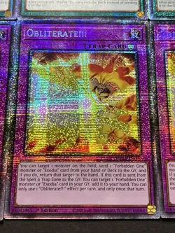 3x Millennium Ankh + 3x Obliterate!!! | NM | 1st Ed | Starlight Rares | YuGiOh! - Image 5