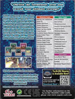 2x Obelisk the Tormentor Structure Decks - (1st Ed - EGO1) - New/Sealed - Yugioh - Image 2