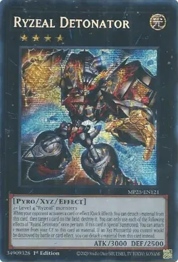 Yugioh Ryzeal Detonator MP25-EN121 1st Edition Prismatic Secret Rare NM - Image 1