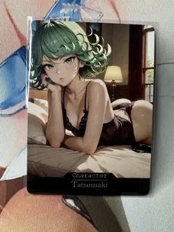 Tatsumaki One Punch Man hentai Anime Doujin Waifu Custom Art Card - Image 1