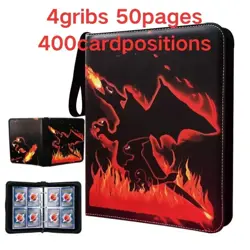 Card Binder for Pokemon Cards Holder Fits 50 Sleeves, 400 Pockets - Image 2