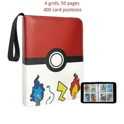 Card Binder for Pokemon Cards Holder Fits 50 Sleeves, 400 Pockets - Image 5
