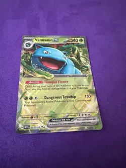 Pokemon Venusaur EX TCG Double Rare Holo Card 003/165 Pokemon 151 - Image 1