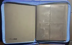 Ultra Pro Vivid BLUE 4 Pocket Zippered Pro Binder Album Holds 160 Cards - Image 2