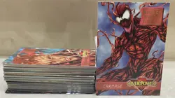 80 1995 cards marvel overpower card game lot - Image 1
