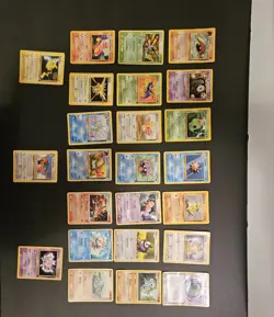 Rare Pokemon Cards 1999 Lot Of 24 - Image 1