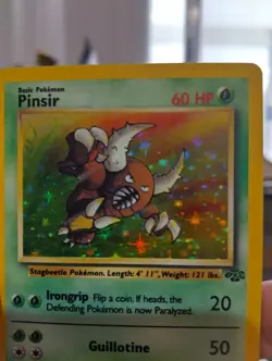 Pinsir 09/64 Jungle Holo 1999 Pokemon Trading Card - Image 2