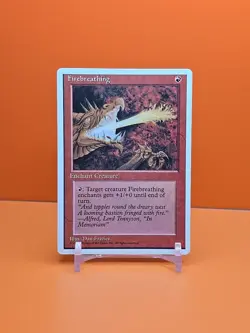 🔴🔴🔴 1995 MAGIC THE GATHERING FIREBREATHING 4TH EDITION ALTERNATE UNPLAYED - Image 1