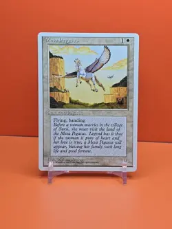 ⚪⚪⚪ 1995 MAGIC THE GATHERING MESA PEGASUS 4TH EDITION ALTERNATE UNPLAYED ⚪⚪ - Image 1