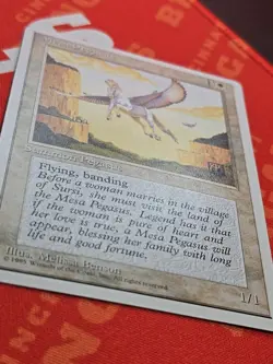⚪⚪⚪ 1995 MAGIC THE GATHERING MESA PEGASUS 4TH EDITION ALTERNATE UNPLAYED ⚪⚪ - Image 3