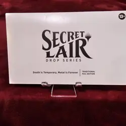 MTG Secret Lair Death Is Temporary, Metal Is Forever Foil, Sealed - Image 1