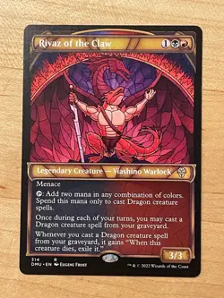 MTG NM Rivaz of the Claw Showcase [Dominaria United] - Image 1