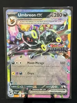 Umbreon Ex Prismatic Stamped Promo NM Pokemon TCG English - Image 1