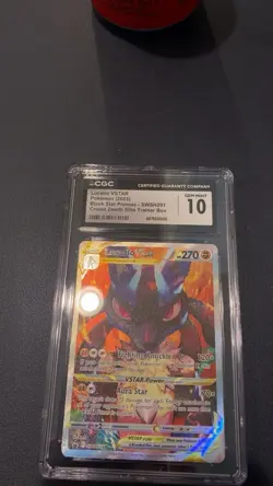 Pokemon TCG Lucario VSTAR SWSH291 Holo Black Star Promo Crown Zenith - Image 1