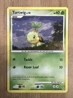 Pokemon Turtwig Holo Promo 103/130 Diamond and Pearl Base Set - MP - Image 1
