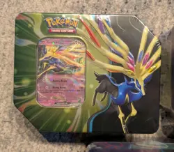 Brand New Pokemon TCG Azure Legends Tin Set of All 3 Xerneas Dialga & Kyogre - Image 3