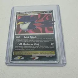 Honchkrow LV.X Pokemon TCG Secret Wonders 132/132 Rare Holo LP - Image 1