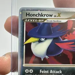 Honchkrow LV.X Pokemon TCG Secret Wonders 132/132 Rare Holo LP - Image 2