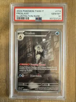 Froslass - 174/167 - Pokemon Twilight Masquerade Illustration Rare PSA 10 - Image 1