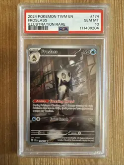 Froslass - 174/167 - Pokemon Twilight Masquerade Illustration Rare PSA 10 - Image 1