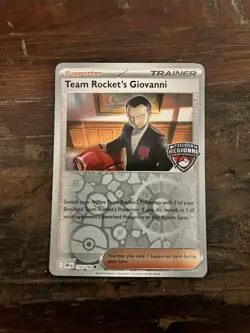 Team Rocket’s Giovanni 174/182 Pokemon TCG Regional Championship Promo - Image 1
