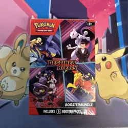Pokemon TCG: Destined Rivals Booster Bundle 6 Packs Factory Sealed English - Image 1