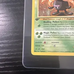 Erika’s Gloom 1st Edition Gym Heroes 45/132 WOTC Vintage Pokemon - Image 2