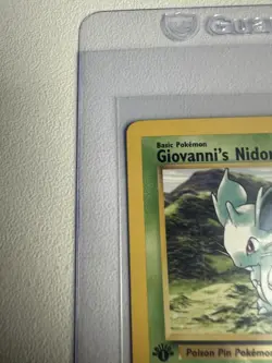 Giovanni’s Nidoran 1st Edition Gym Challenge 75/132 WOTC Vintage Pokemon - Image 4