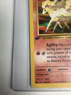 Blaine’s Ponyta 1st Edition Gym Heroes 63/132 WOTC Vintage Pokemon - Image 3