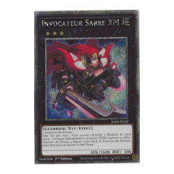 Yu-Gi-Oh! Invocateur Sabre XM RA04-FR169 Platinum SeR Secret Rare - Image 1