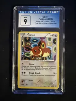 2013 Eevee Black Star Promo Holo Pokemon Card Sylveon Collection CGC 9 - Image 1
