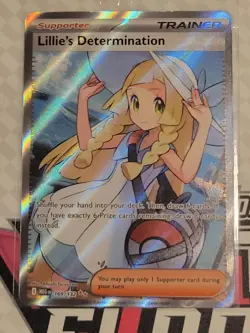 Lillie's Determination Pokemon mega Evolution # 169 with bonus card! - Image 2