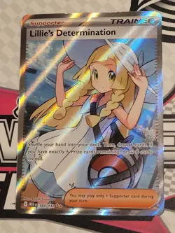Lillie's Determination Pokemon mega Evolution # 169 with bonus card! - Image 5