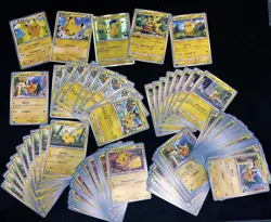 Pokemon Card Pikachu 145 Cards Bulk Lot Set Japanese - Image 1