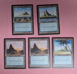 19 Vintage MTG Basic Lands (Mirage) Light/Moderate Played - Image 5